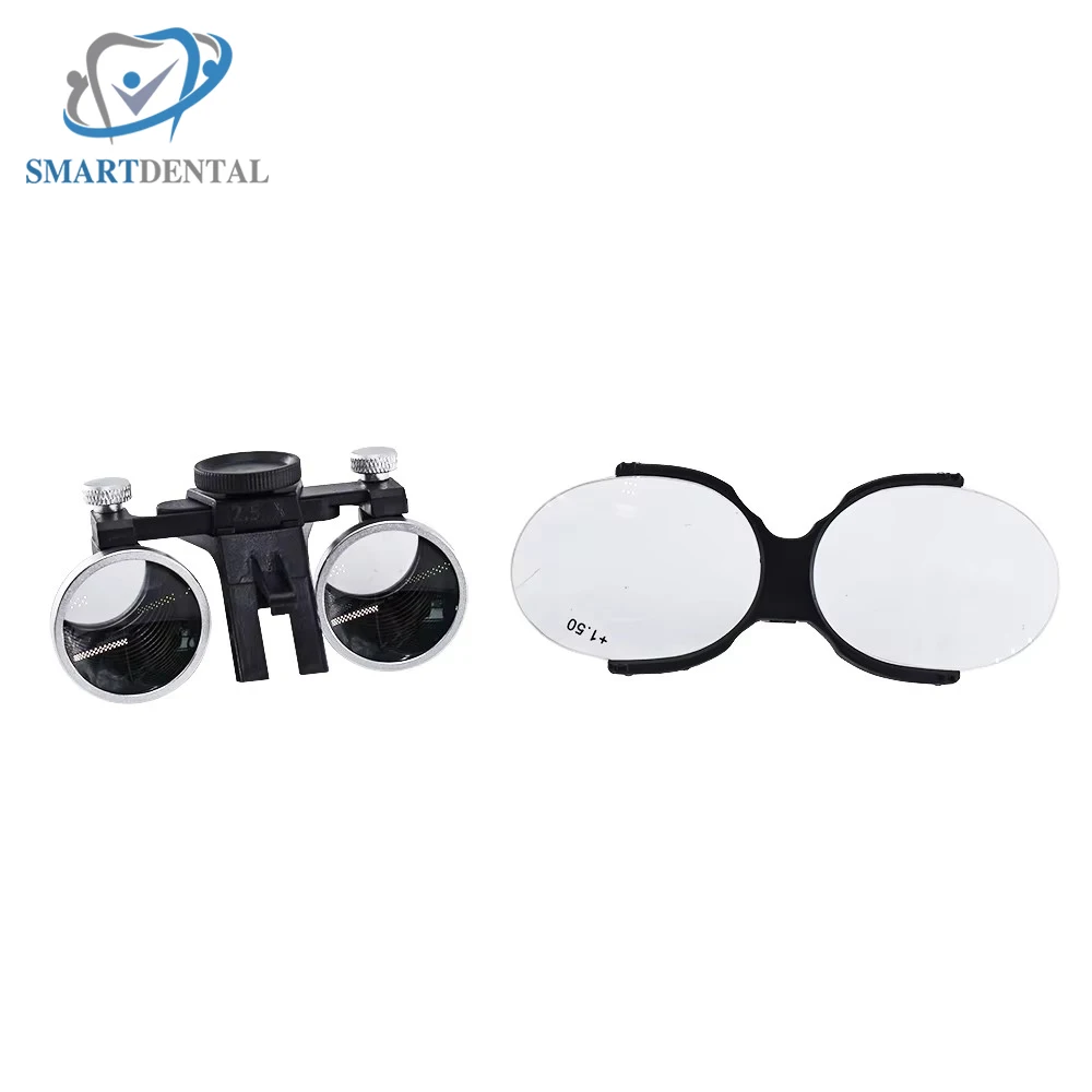 Dental LED Head Light Lamp 2.5X 3.5X Dentisit Surgical Headlight Magnification Binocular Loupes For Lab Dentistry Equipment