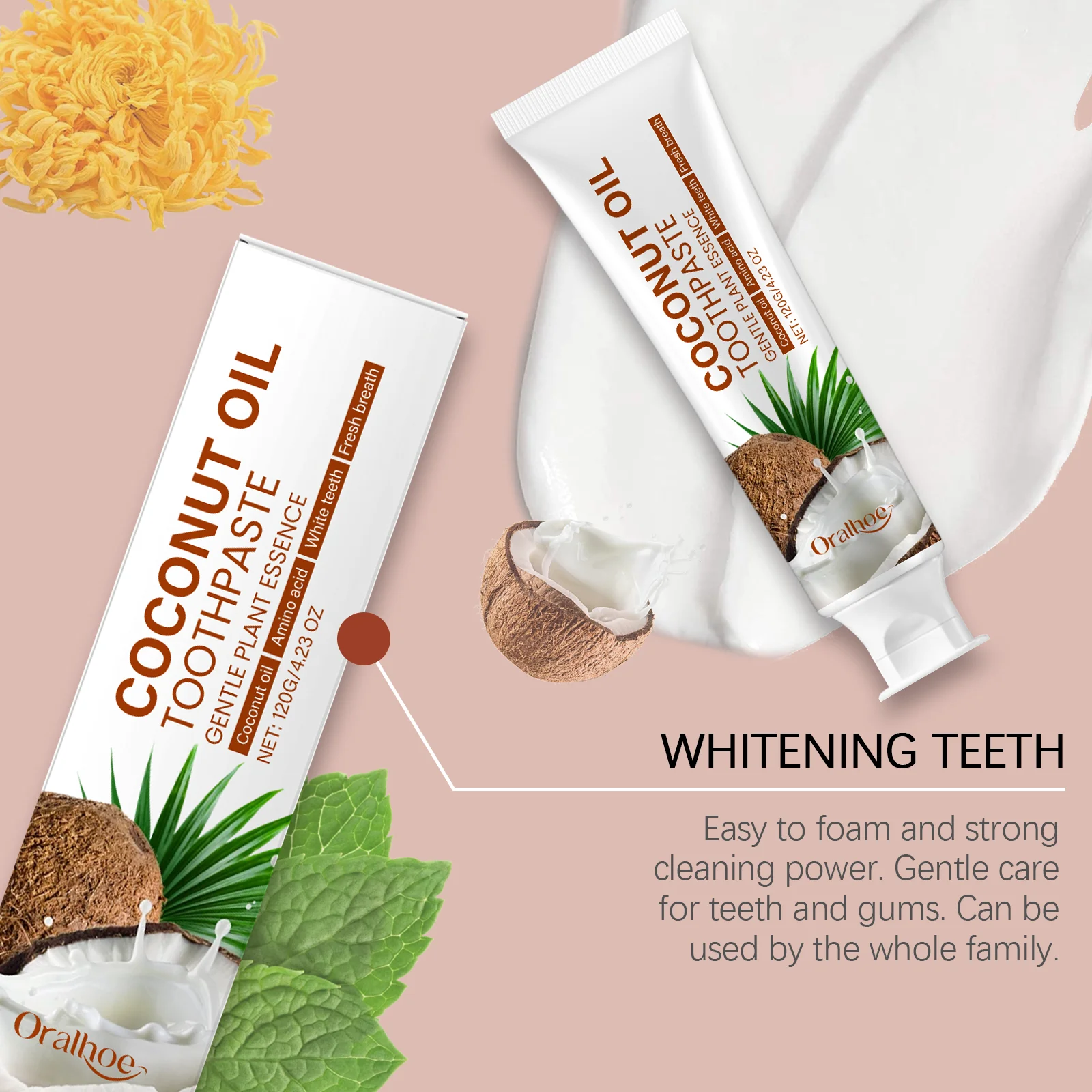 Olio di cocco Dentifricio Sbia - Teeth Whitening Oil Pulling recensione e prezzo