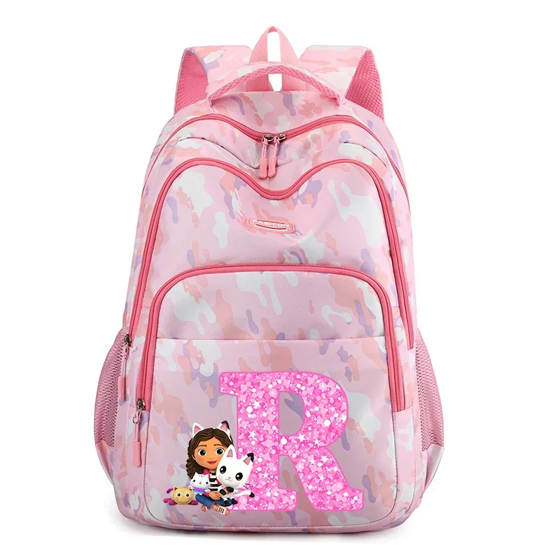 Gaby Dollhouse Backpack Cute Cartoon Sweet Pink Girl Schoolbag High Quality Wide Strap Student booklbag Children Birthday Gifts