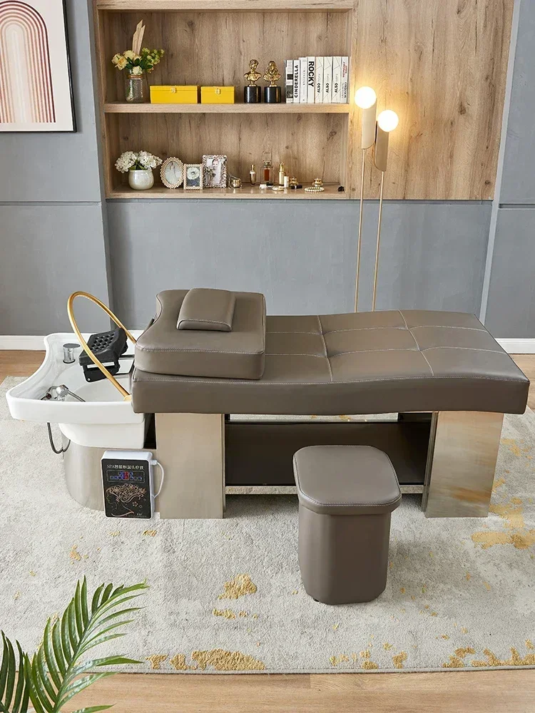 Top - notch Shampoo bed, special full-lying hairdressing and beauty salon, fumigation head therapy bed, ear picking bed