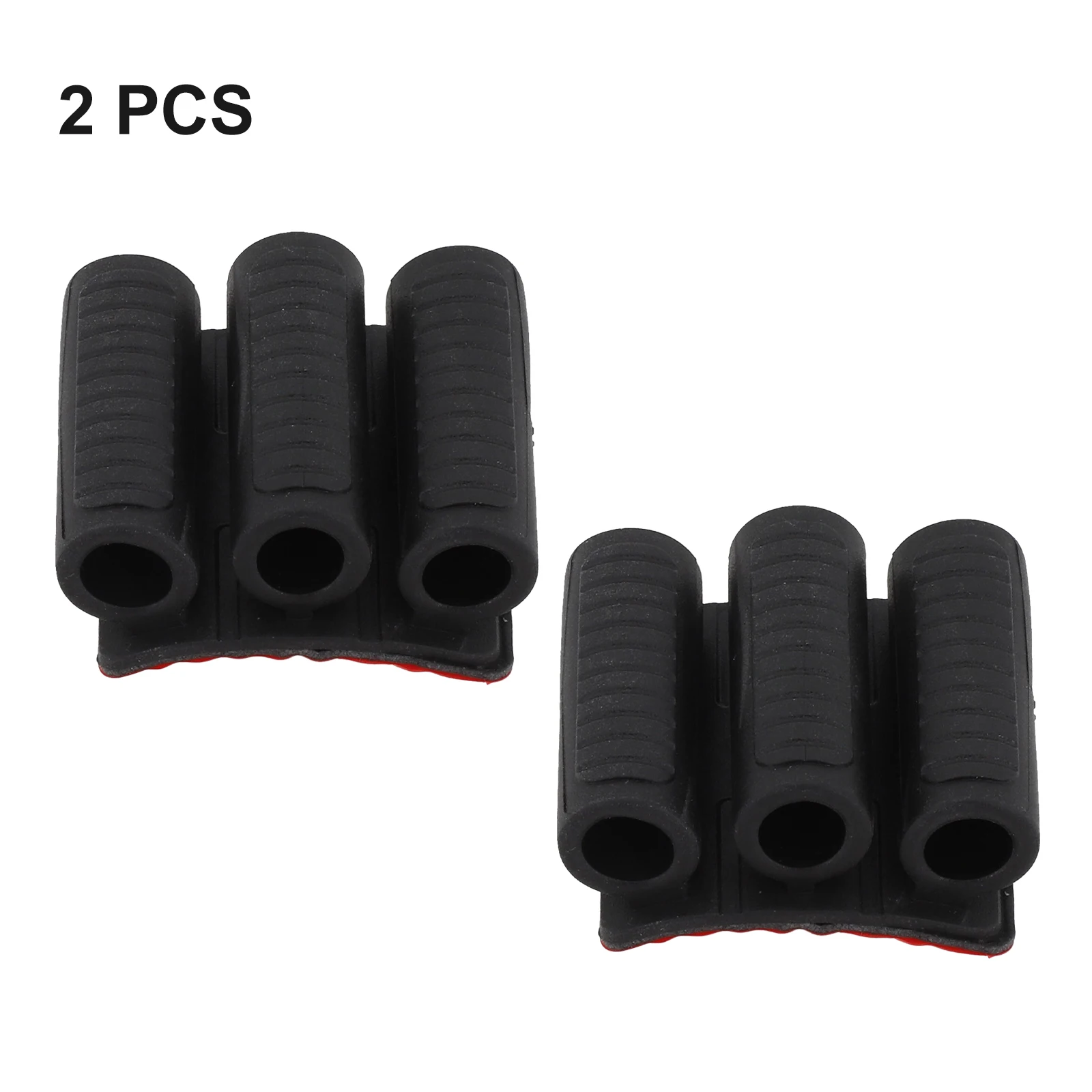2pcs Side Mounted Bit Holder Holster for Power Drill Elastic Plastic Construction for Quick Release for 1/4 Inch Hex Driver Bits