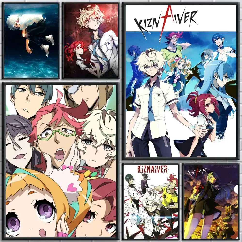 K-Kiznaiver аниме-плакат HD самоклеящийся водостойкий настенный художественный декор идеально подходит для домашнего офиса, общежития, спальни, отличный подарок