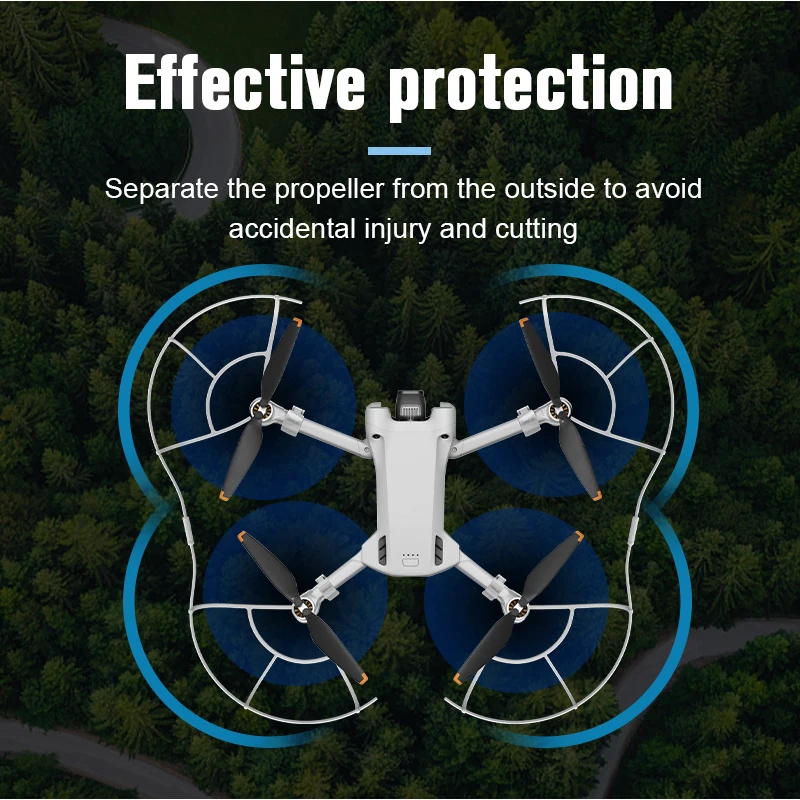Support d'hélice pliable pour train d'atterrissage, garde d'hélice, accessoires de importateur DJI Mini 3 Pro, couvercle d'hélice sphérique, pièces 3 en 1
