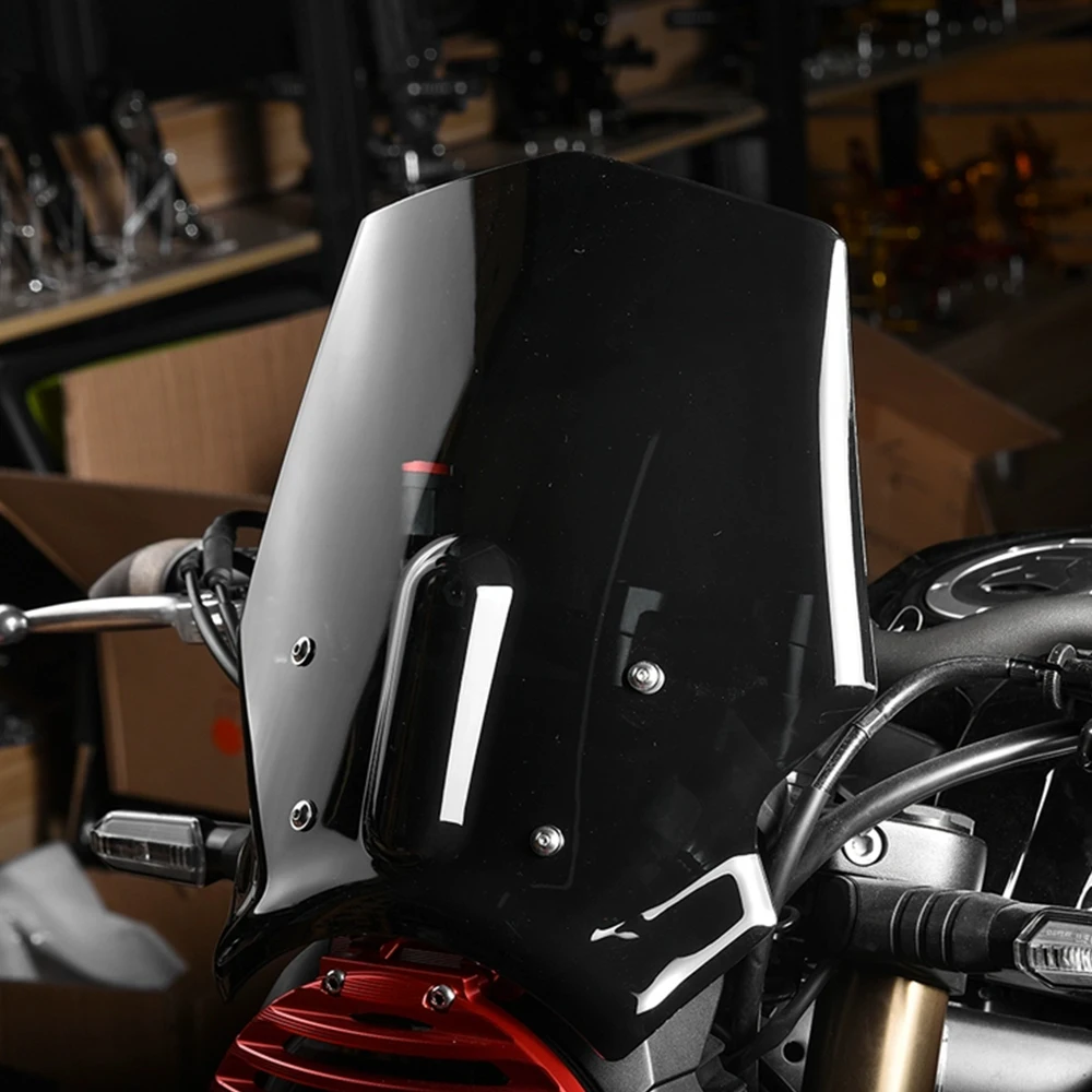 لهوندا CB650R CB650 R 650R 2019 2020 2021 2022 2023 دراجة نارية الزجاج الأمامي الرياح الجبهة تدفق الهواء الزجاج الأمامي حاجز الرياح منحرف