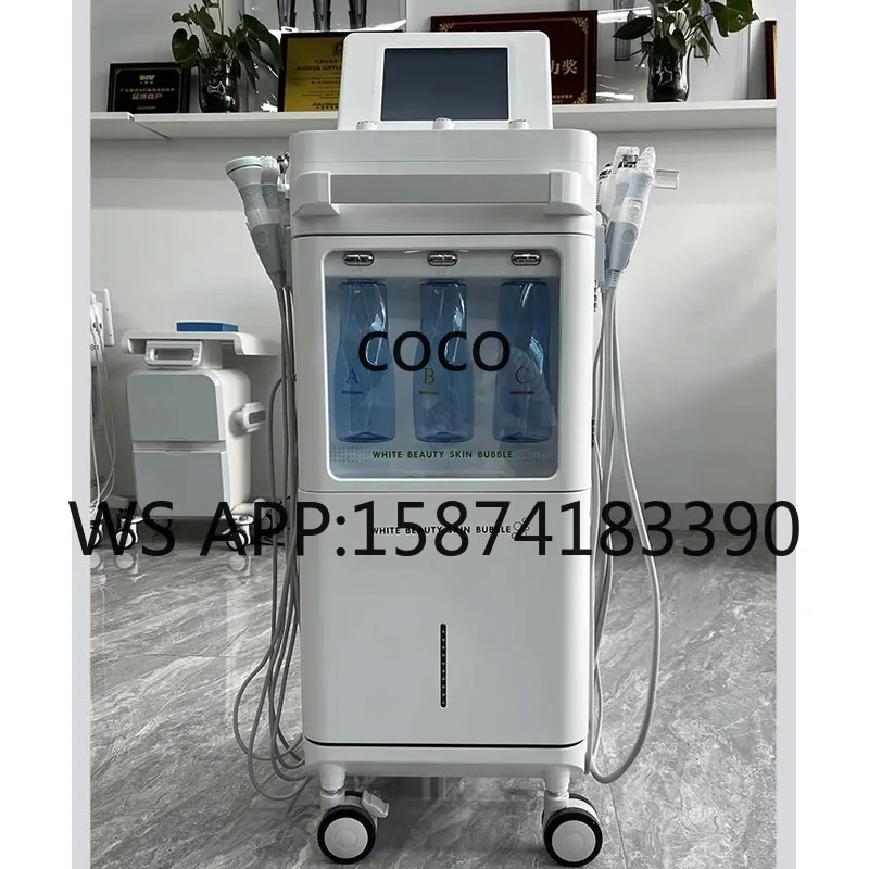 High Frequency Hydro Oxygen Aqua Facial Beauty Machine for Wrinkle Removal & Skin Tightening