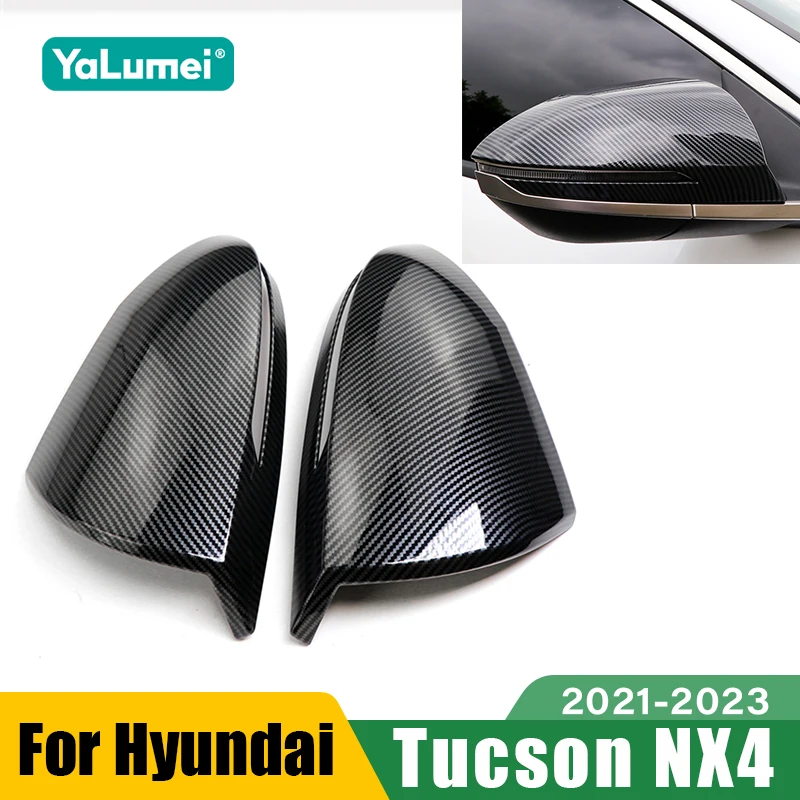 

For Hyundai Tucson NX4 2021 2022 2023 Hybrid N Line Car Side Rearview Mirror Trim Cover Shell Accessories ﻿