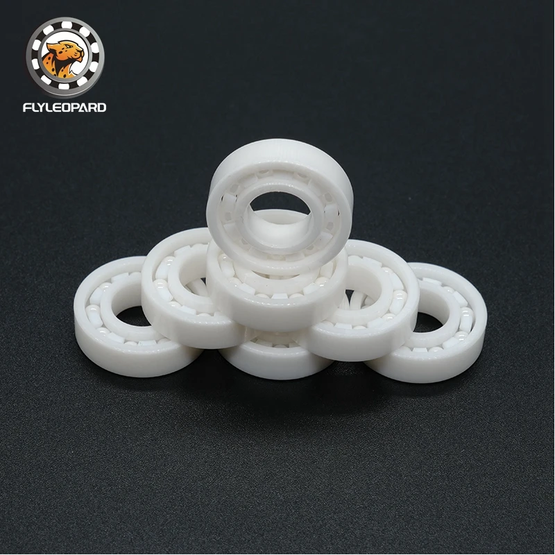 1Pcs 10X26X8 mm  Bearing  6000CE Full Ceramic Bearing  ABEC-9  Zirconia Ceramic Ball Bearing 6000CE