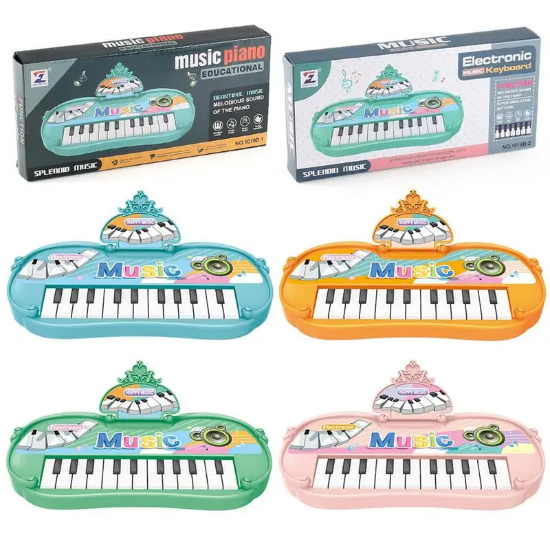 Giocattoli per bambini 13 tasti musica portatile tastiera per pianoforte strumento musicale elettronico giocattoli regalo di apprendimento multifunzionale per bambini