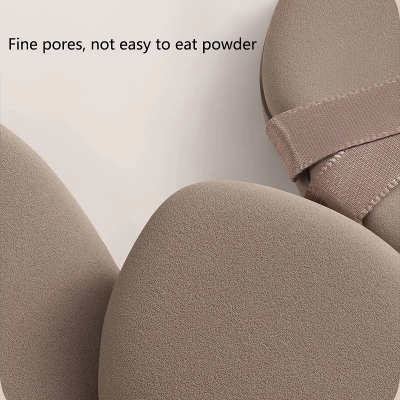 1/3/5/10 Uds esponja cosmética de doble cara uso en seco y húmedo para base líquida en polvo herramientas de maquillaje para mujeres Briolette esponja de polvo suave