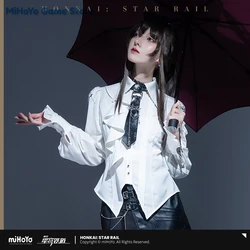 【Genuine】Kafka Shirt MiHoYo Official Original Honkai Star Rail Kafka Theme Impression Series Slim Shirt Doujin Cosplay Tops