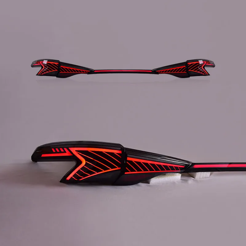 سيارة ل Toyt سيينا أضواء خلفية 2021-2023 مصباح ليد الذيل مصباح DRL إشارة الفرامل عكس اكسسوارات السيارات #3