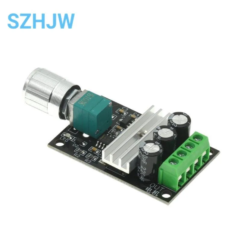 PWM DC Motor Speed Regulator 6V 12V 24V 28V 3A Speed Regulating Switch 1203BK