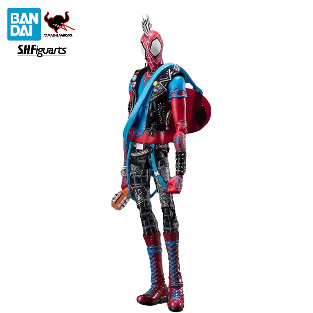 

Original BANDAI S.H.Figuarts SPIDER PUNK Spider-Man Across the Spider-verse Anime Action Movable Figure Toys PVC Model Gift