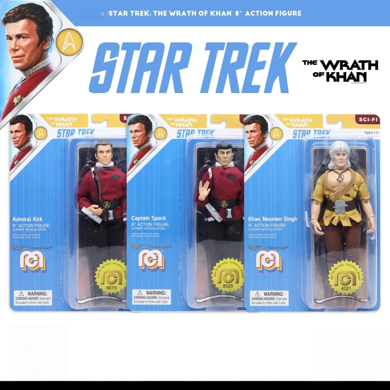 

New In Stock Movie 8 "Action Figure Wrath Of Khan Spock Vintage Classic Collection Birthday Holiday Gift Toys For Kids And Fans