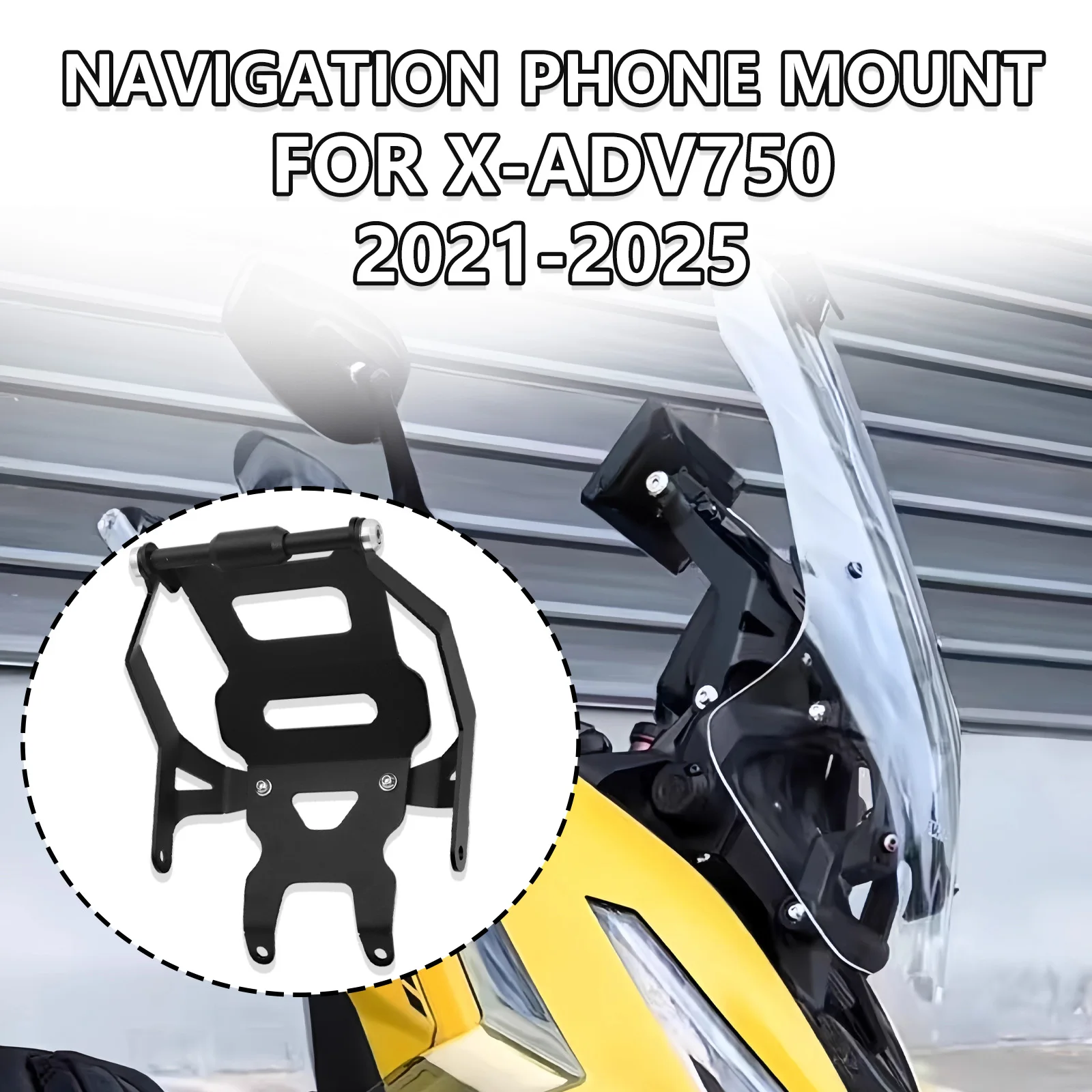 

For Honda XADV750 X-ADV 750 2021-2025 2024 Motorcycle Accessories Mobile Phone Holder Stand GPS Navigation Plate Bracket
