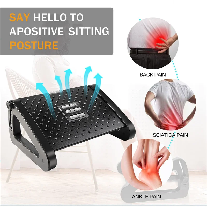 A74E-Ergonomic Footrest For Un - Footrest Under Desk 评论和价格
