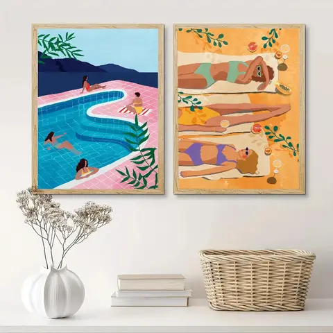 8 best sales strandväggkonst - №8