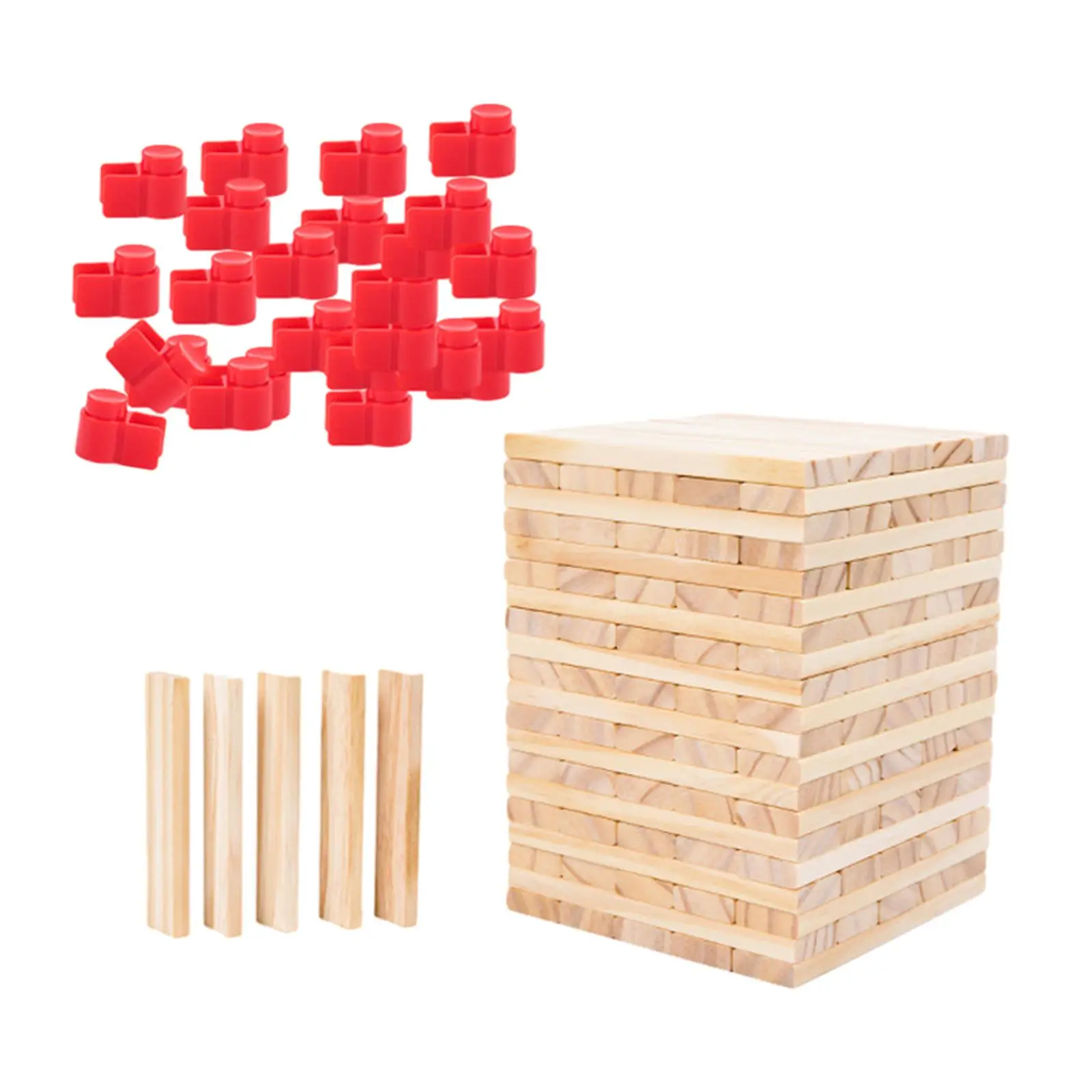 Wooden Stacking Toys for Kids Building Blocks Game Montessori Educational Learning Activity for Children Age 2 Plus Years