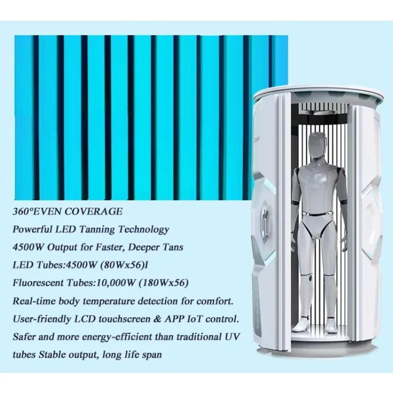 Modern professional double sunbathing skin beauty machine UV tanning machine Sunless tanning bed