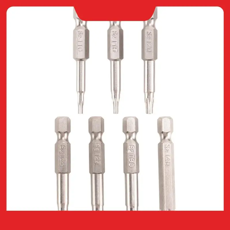 

A32HOT-7 шт. набор звездообразных отверток, сверла, магнитная отвертка с шестигранным хвостовиком 1/4 дюйма, ручные инструменты, пятиконечная звездочка, отверстие