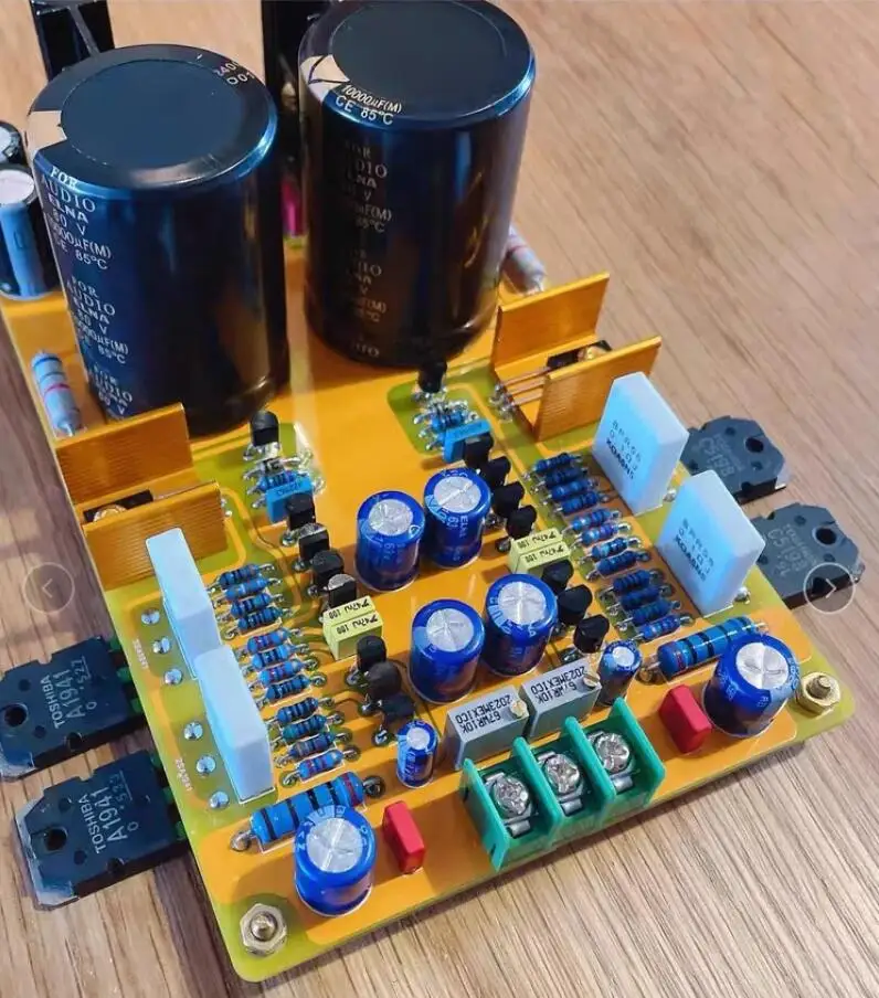 Assembeld scheda di alimentazione lineare ad alta corrente +/- doppia tensione per amplificatore fai da te (+/-30 V a +/-60 V regolabile)