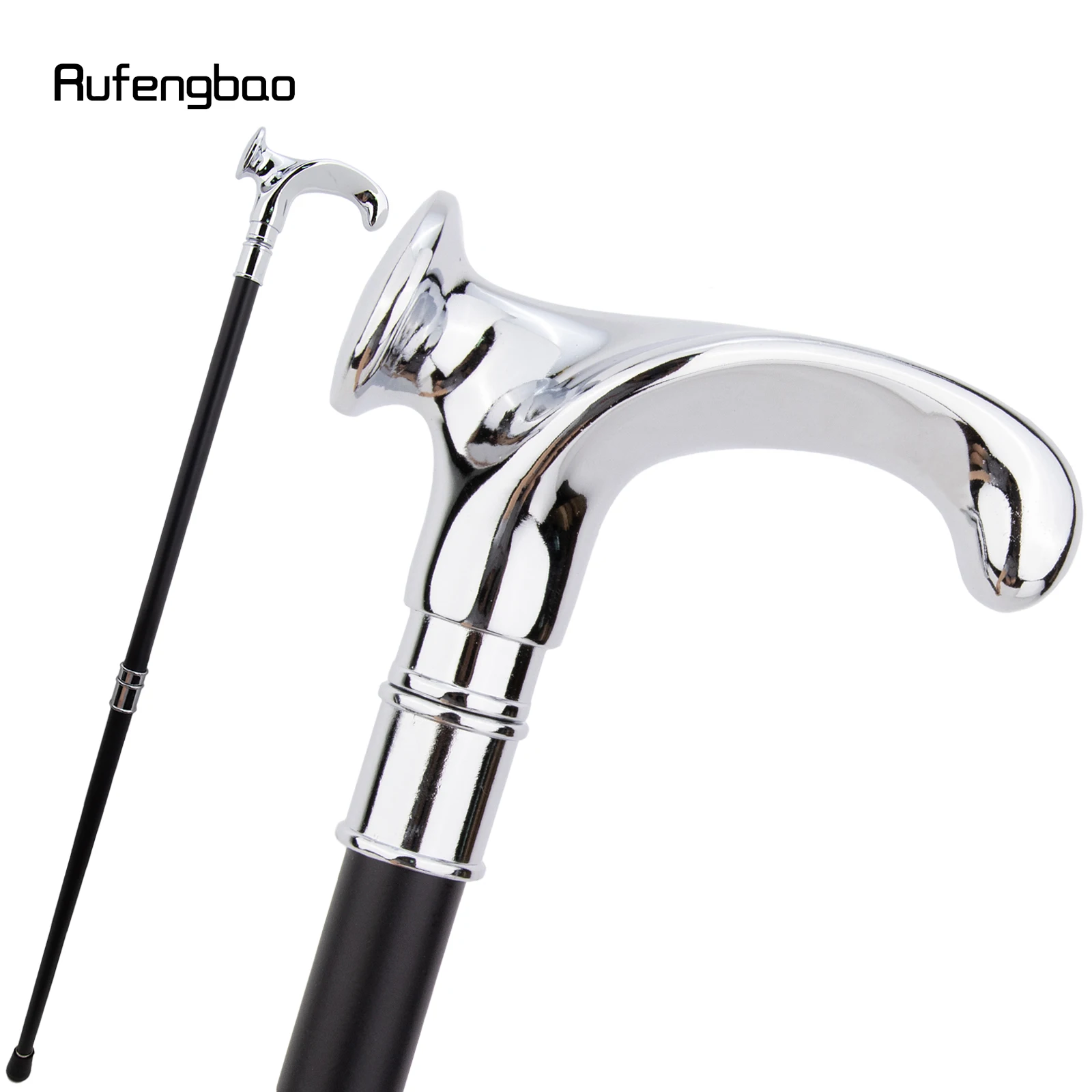 Bacchette da fata in lega ergonomica bianca Bastone da passeggio a spirale Bastone da passeggio per principessa Bacchetta Cosplay Bastone per festa di compleanno di nozze 92 cm