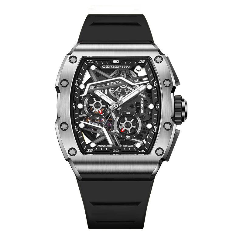 2026 Luxe automatische horloges Heren mechanisch horloge Armbandaccessoires Richard Style Waterdicht roestvrijstalen klok Relogio