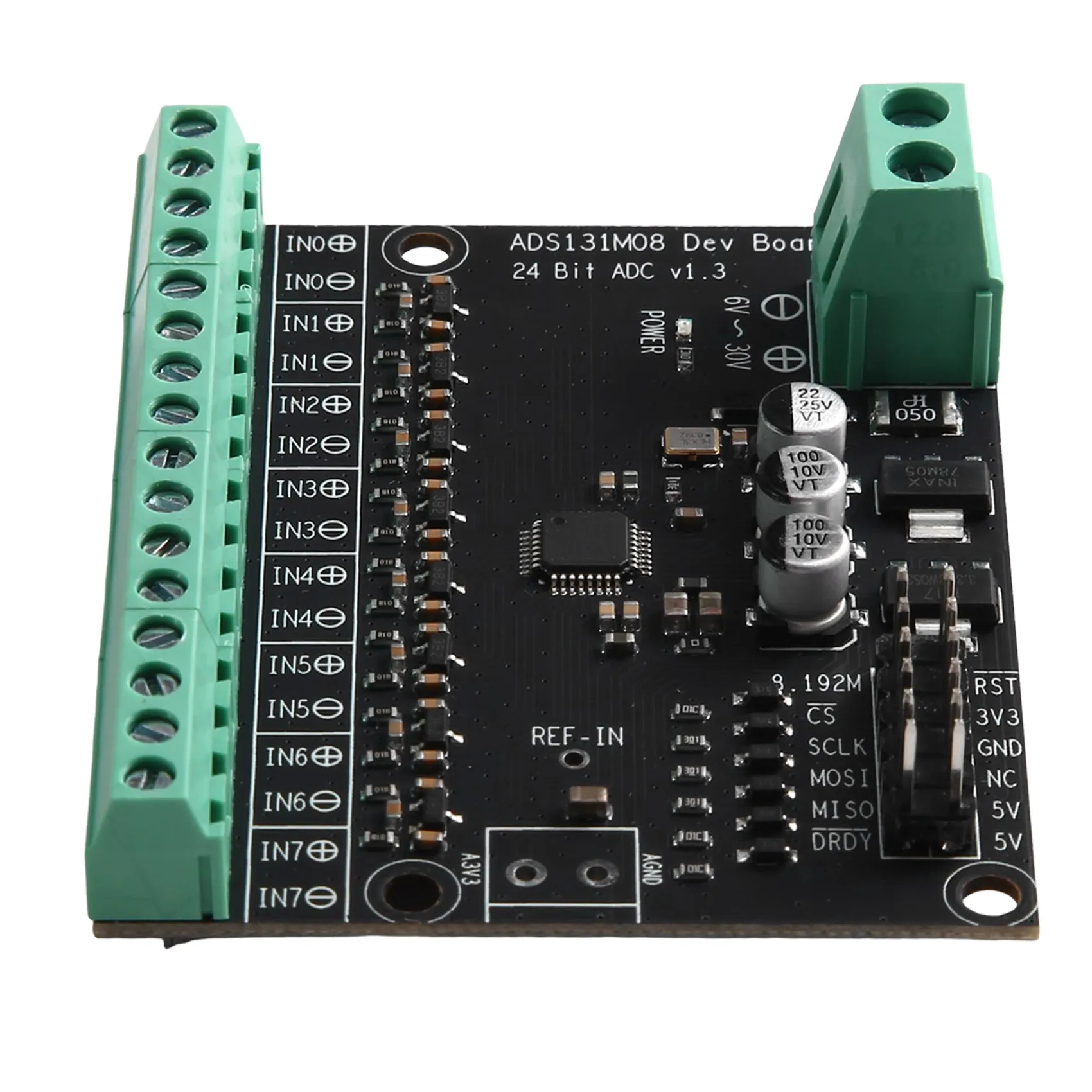 T24C ADS131M08 ADC Module 8 Differential Input Channels Module ADS131M08 24-Bit High Accuracy Analog-To-Digital Converter