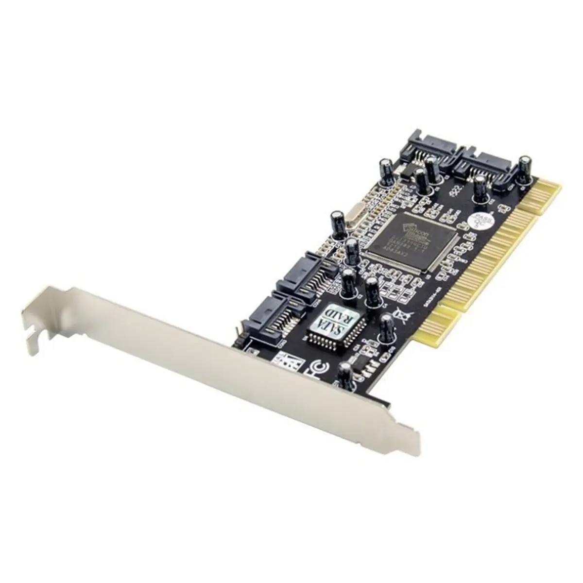 [VALUE PACK]PCI to SATA Conversion Card with 4-Port SiI3114 Controller for Control