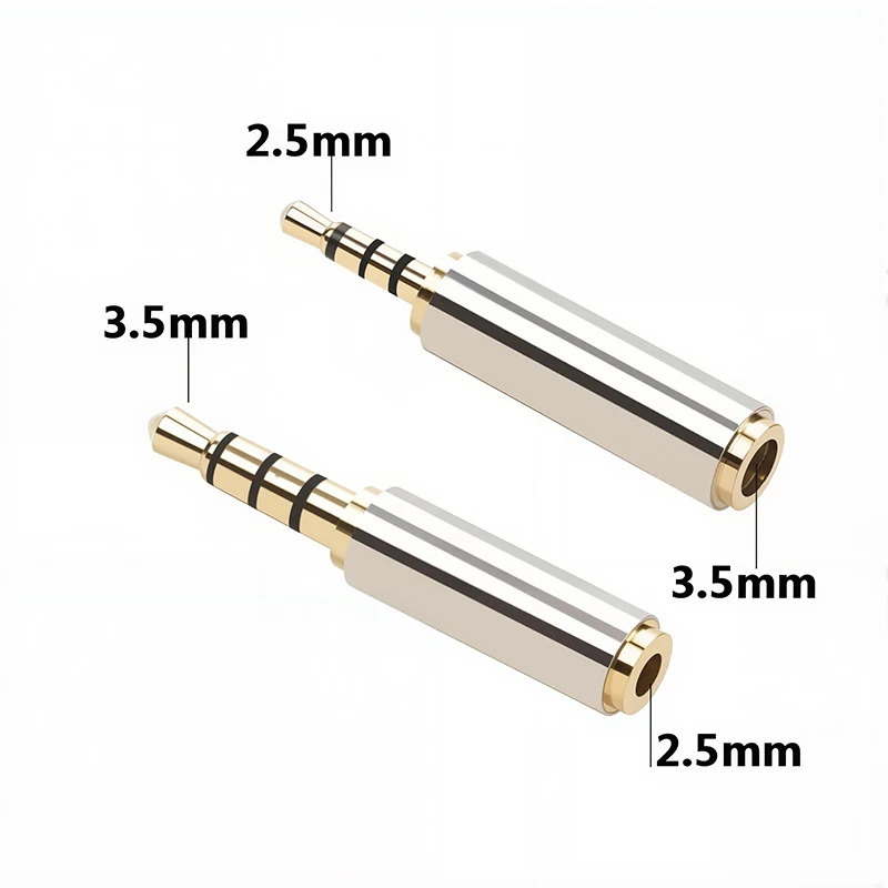 

5/20pcs 3.5mm to 2.5mm / 2.5 mm to 3.5 mm Adapter Converter Stereo Audio Headphone Jack