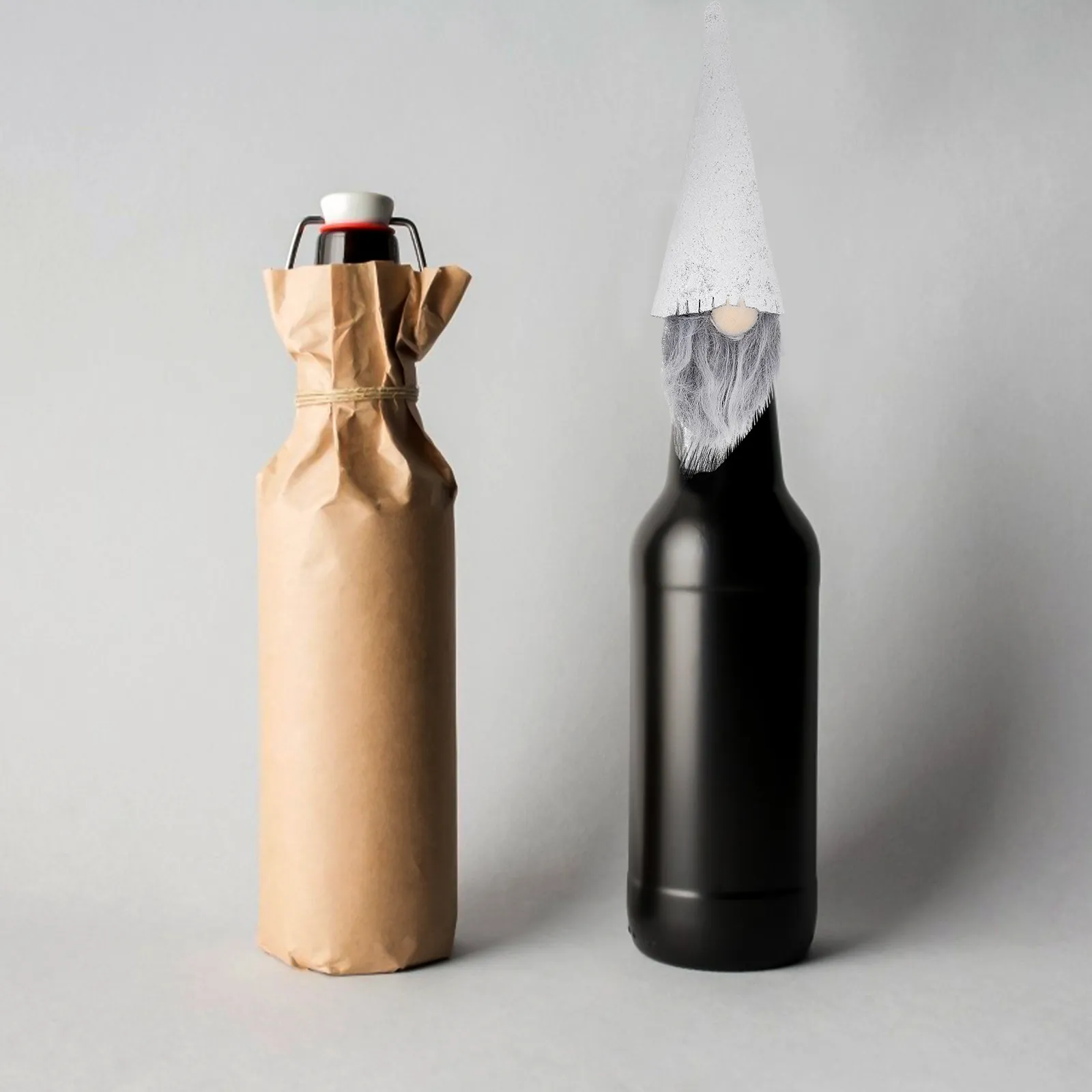 

10 шт. стильных чехлов для винных бутылок с безликими персонажами, декор для праздничной сцены, товары для рождественской вечеринки