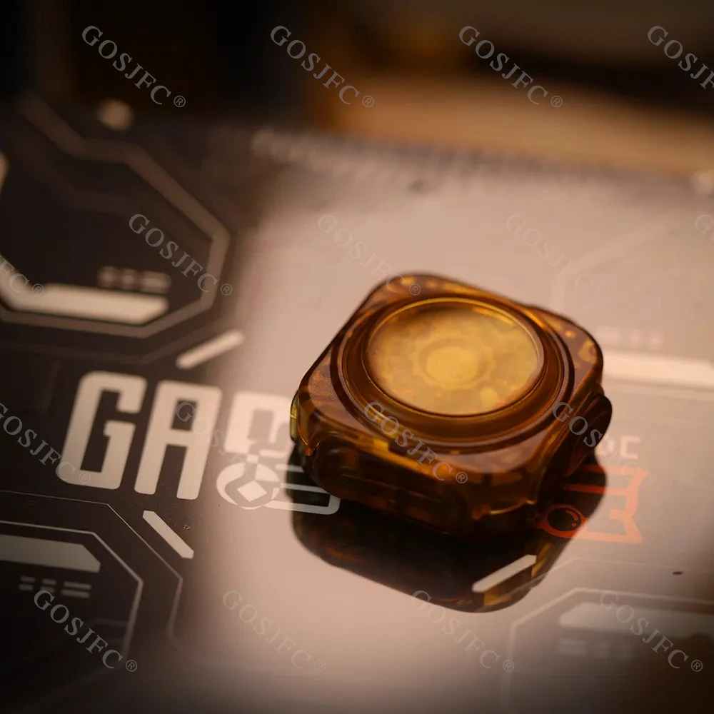 ストックガオスタジオ EDC プッシュスライダー PC複合玩具 ラチェットフィジェットスピナー リバウンド磁気ストレス解消玩具 オリジナルデザイン