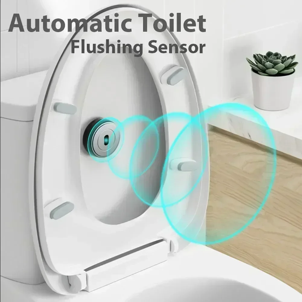 Automatic Toilet Sensor Smart Flusher Human Body Off Seat Water Flushing Valve For Household Defecation Bathroom