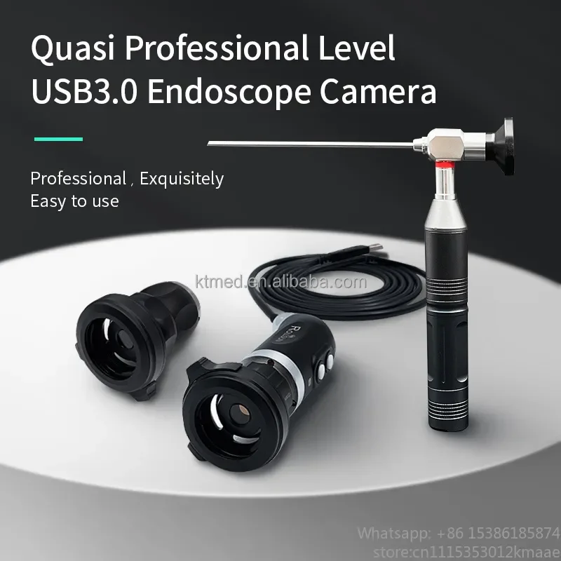 Vequyn Portable USB Veterinary Endoscope Camera – Compatible with ENT Sinuscope, & Ureteroscope