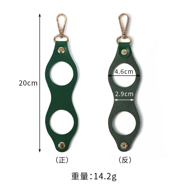 Waist-mounted Golf Leather Case Single Small Ball Bag Leather Outdoor Golf Bag