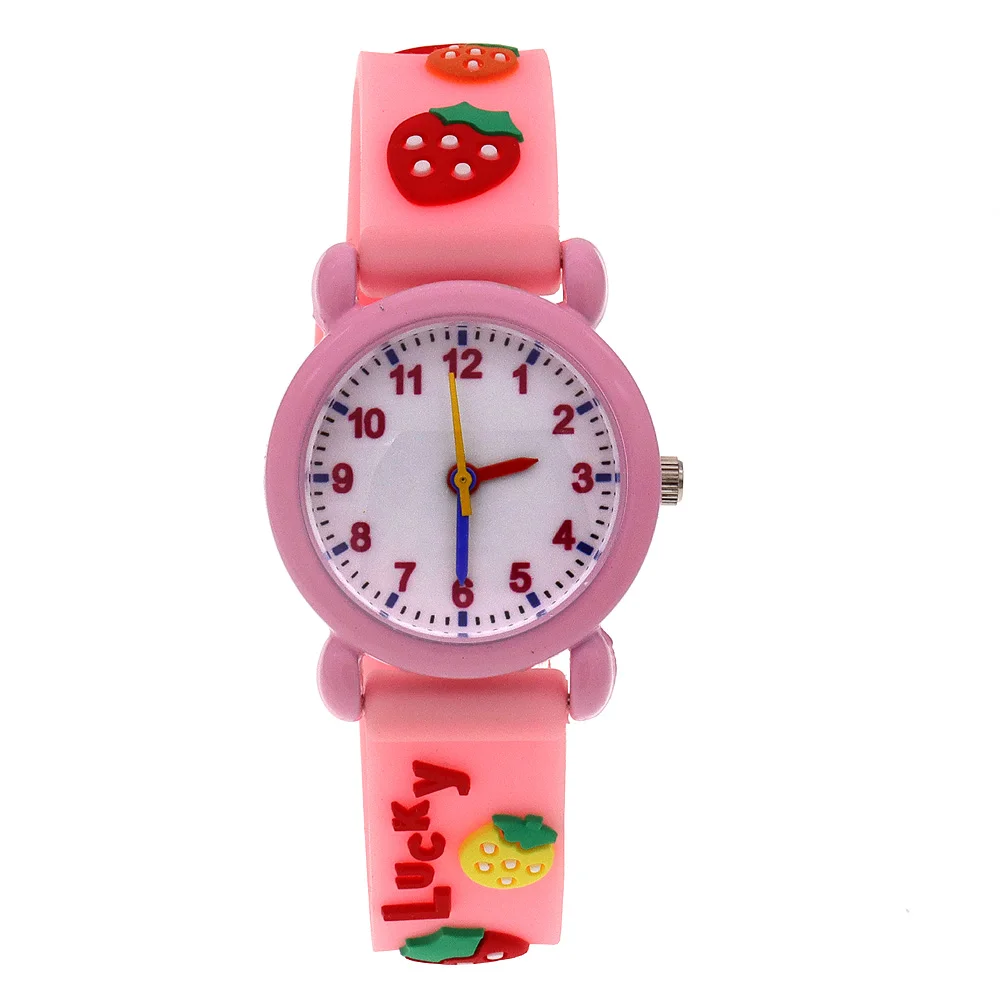 Montre-bracelet en silicone étanche pour filles et garçons, montre-bracelet pour enfants, cadeaux de fête, montres à quartz pour bébé