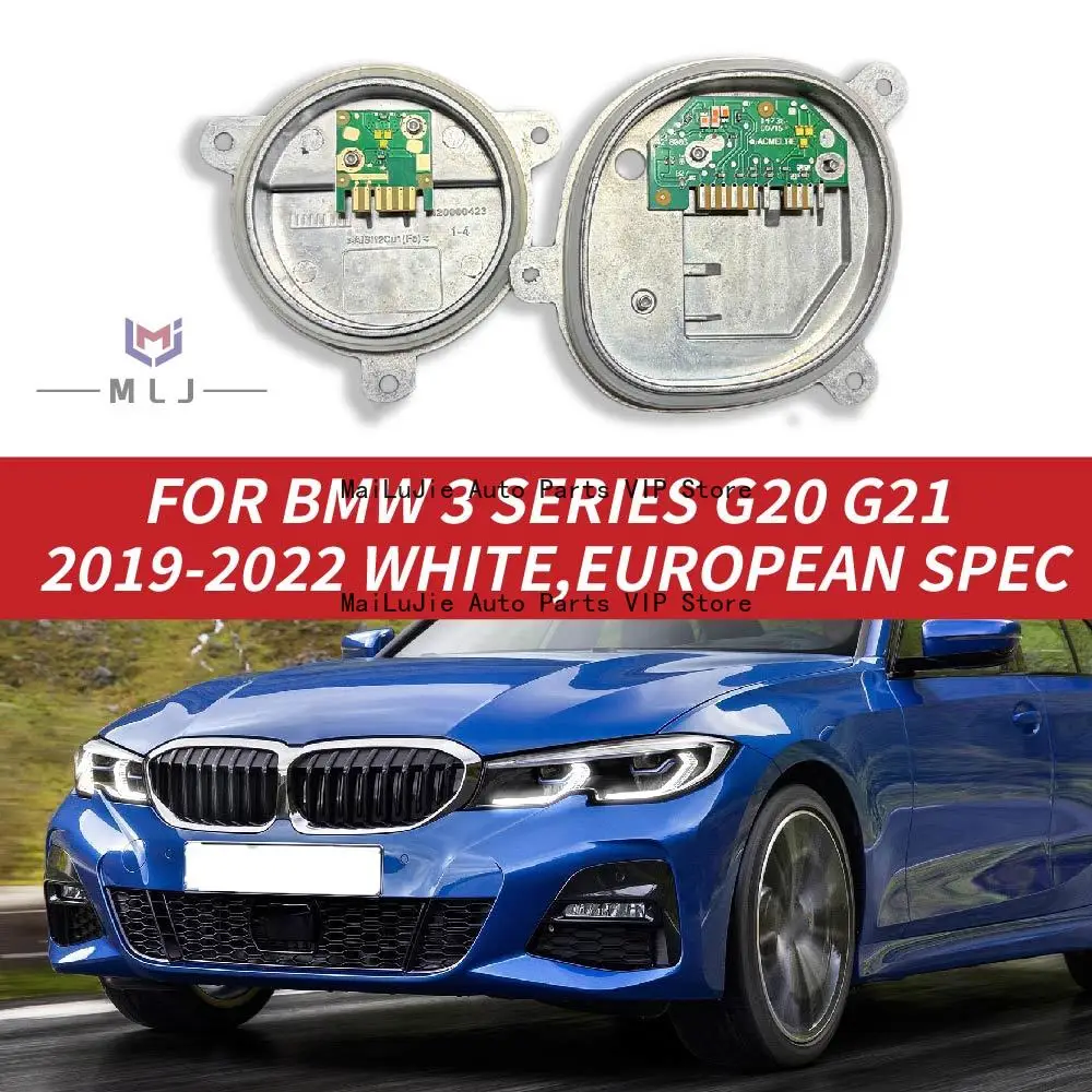 

63118737143 63118737144 Для BMW 3 серии G20 G21 2019-2022 Pre-LCI: Модуль лазерных фар DRL с белыми ангельскими глазками и синими лазерными накладками на фары