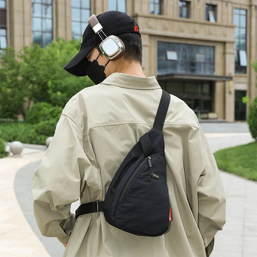 Bolso de ciclismo informal y versátil para hombre y mujer, bandolera para teléfono móvil, marca de moda y Simple