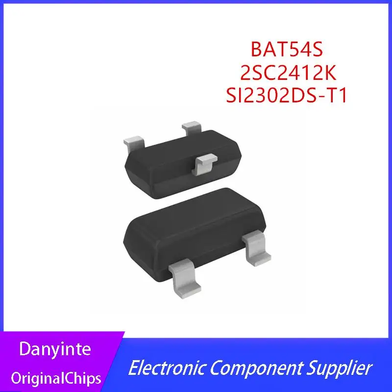 NEW 50PCS/LOT SI2302 SI2302DS  SI2302DS-T1 A2SHB 2SC2412K T146R BR  BAT54S KL4 SOT-23