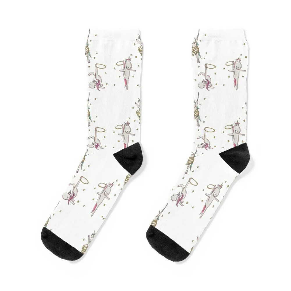 

Hula Hooping Unicorns Socks aesthetic Lots luxury new year Boy Socks Women's