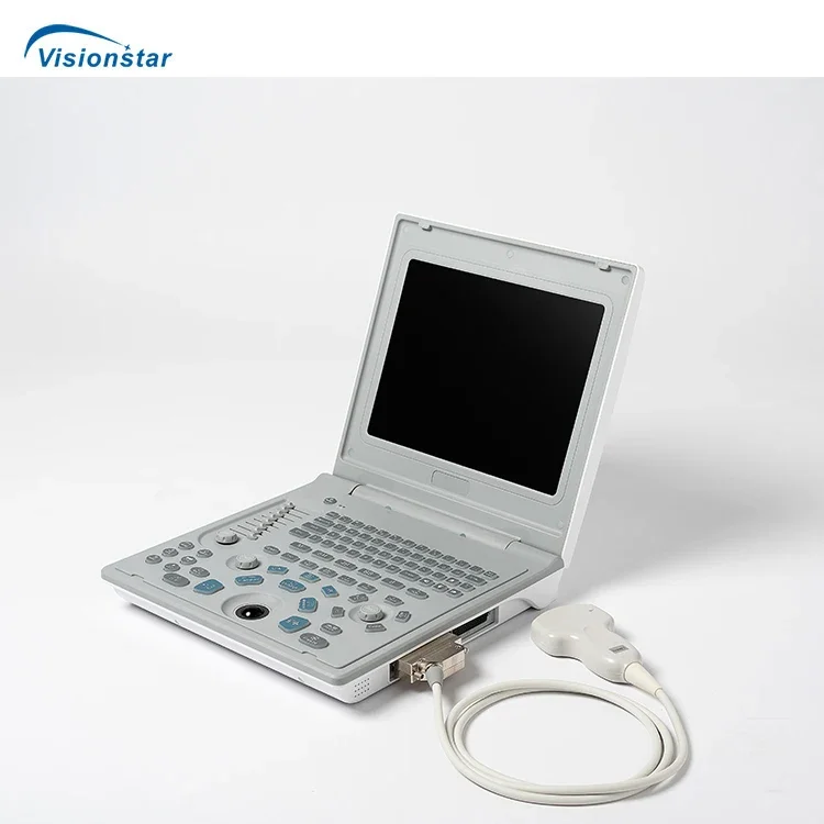 Human Medical B&W Portable Cheapest Portable Ultrasound Machine with Various Transducer