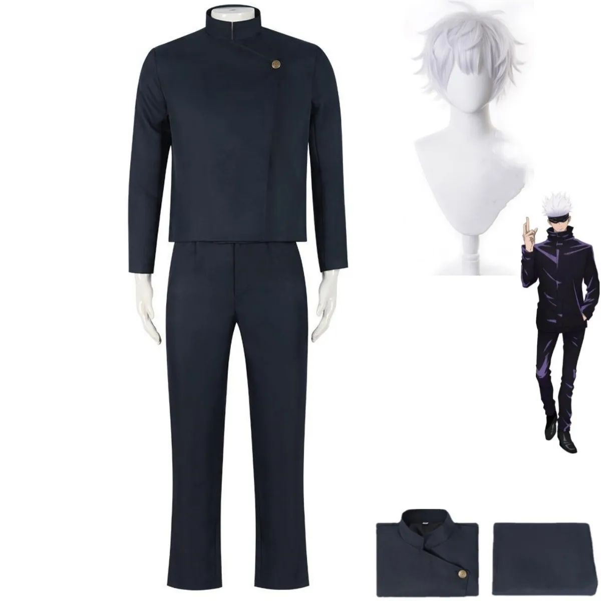 Gojo Jacket สำหรับคอสเพลย์ Jujutsu Kaisen: รีวิวอย่างละเอียดจากผู้ใช้งานจริง