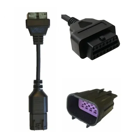 Для индийского мотоцикла Polaris с 8 Pin на 16 Pin разъем OBD II кабель диагностический жгут электронный кабель адаптер