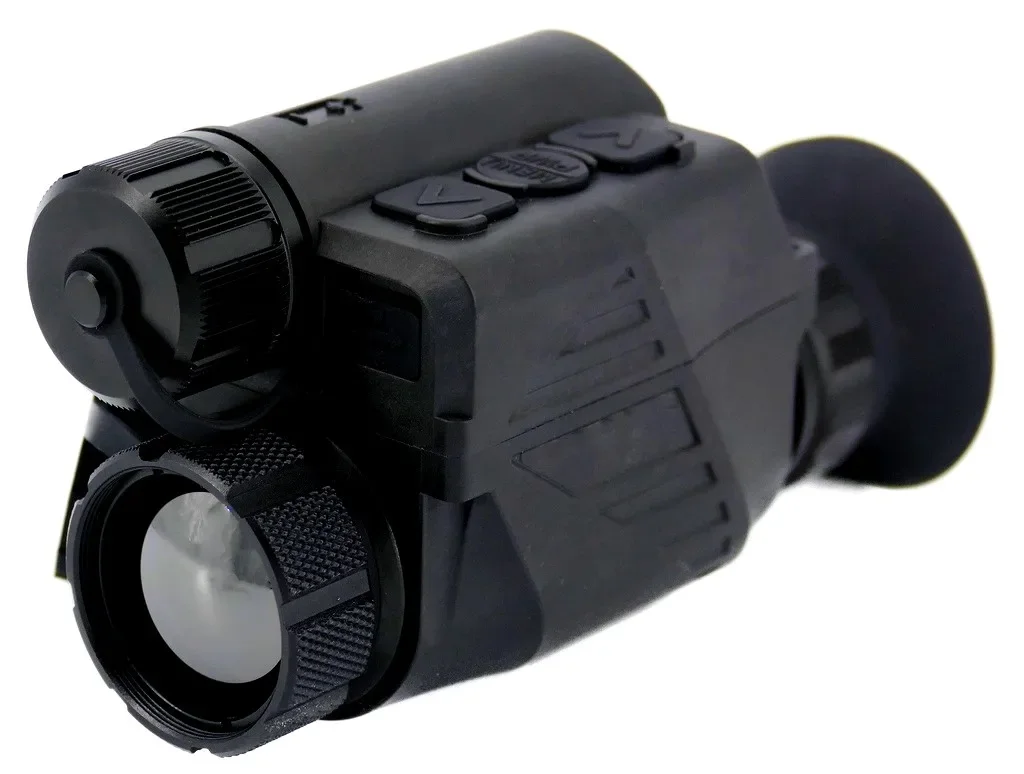 กล้องมองกลางคืนแบบพกพา ความละเอียด 640x512 แบบมองภาพความร้อน อินฟราเรด ใช้ได้ทั้งแบบมือถือหรือติดหมวก