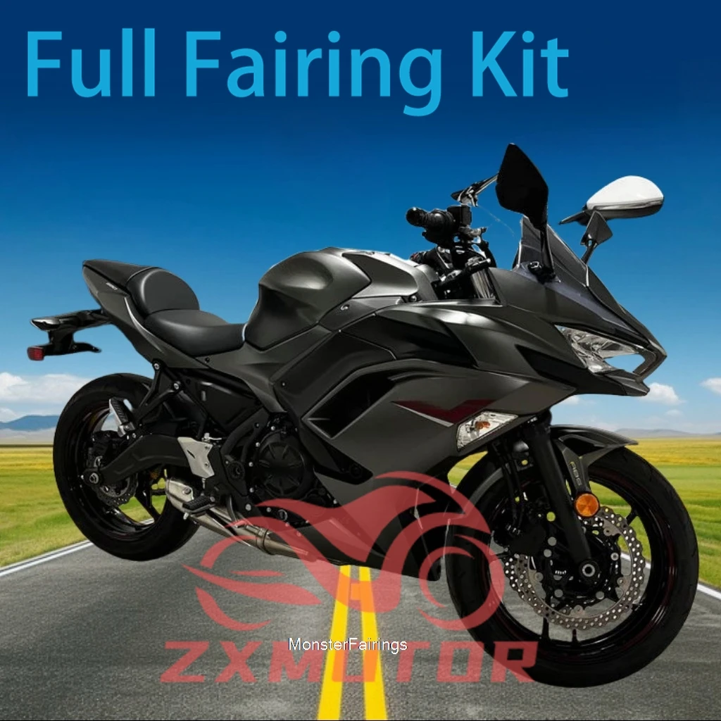 Aftermarket Fairing Kit Ninja 650 2020 2021 2022 2023 Motorcycle Matte Black Shell Fairings for Kawasaki ER-6F sportbike