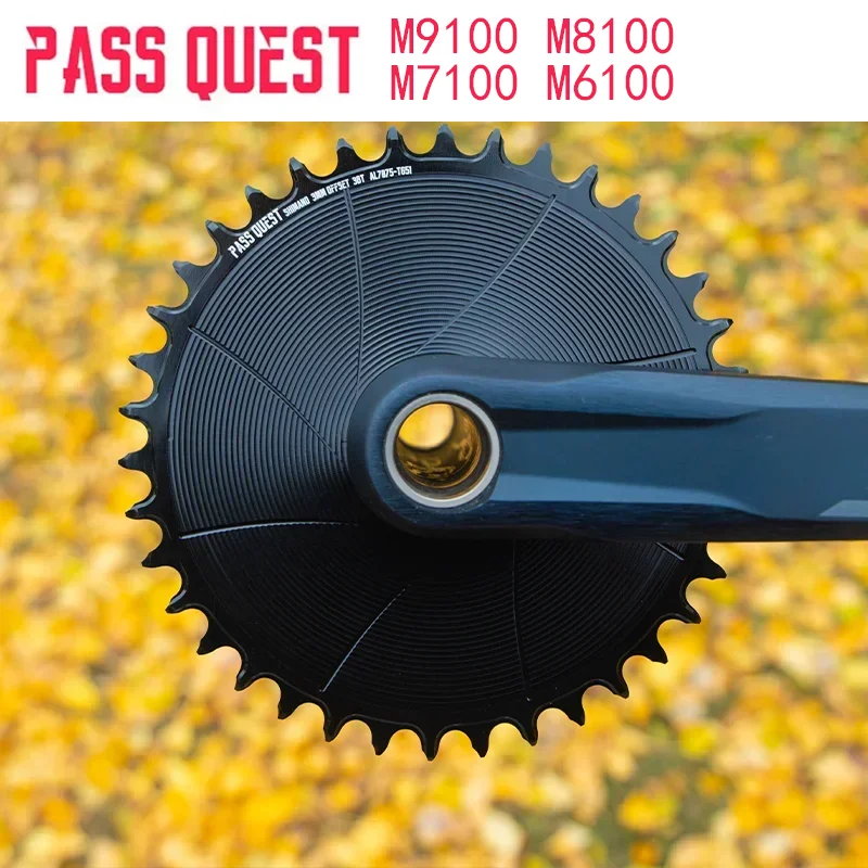 

Закрытая звездочка PASS QUEST M6100 M7100 M8100 M9100 Шатуны 3 мм со смещением BOOST Прямое крепление AERO MTB Круглая узкая широкая звездочка