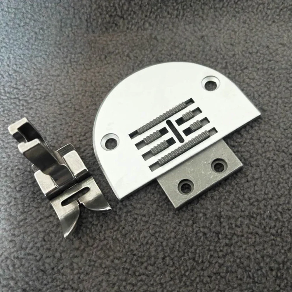 1530 Needle Plate Tooth Presser Foot  T-Shaped Car Curved Seam Splicer   Cloth
