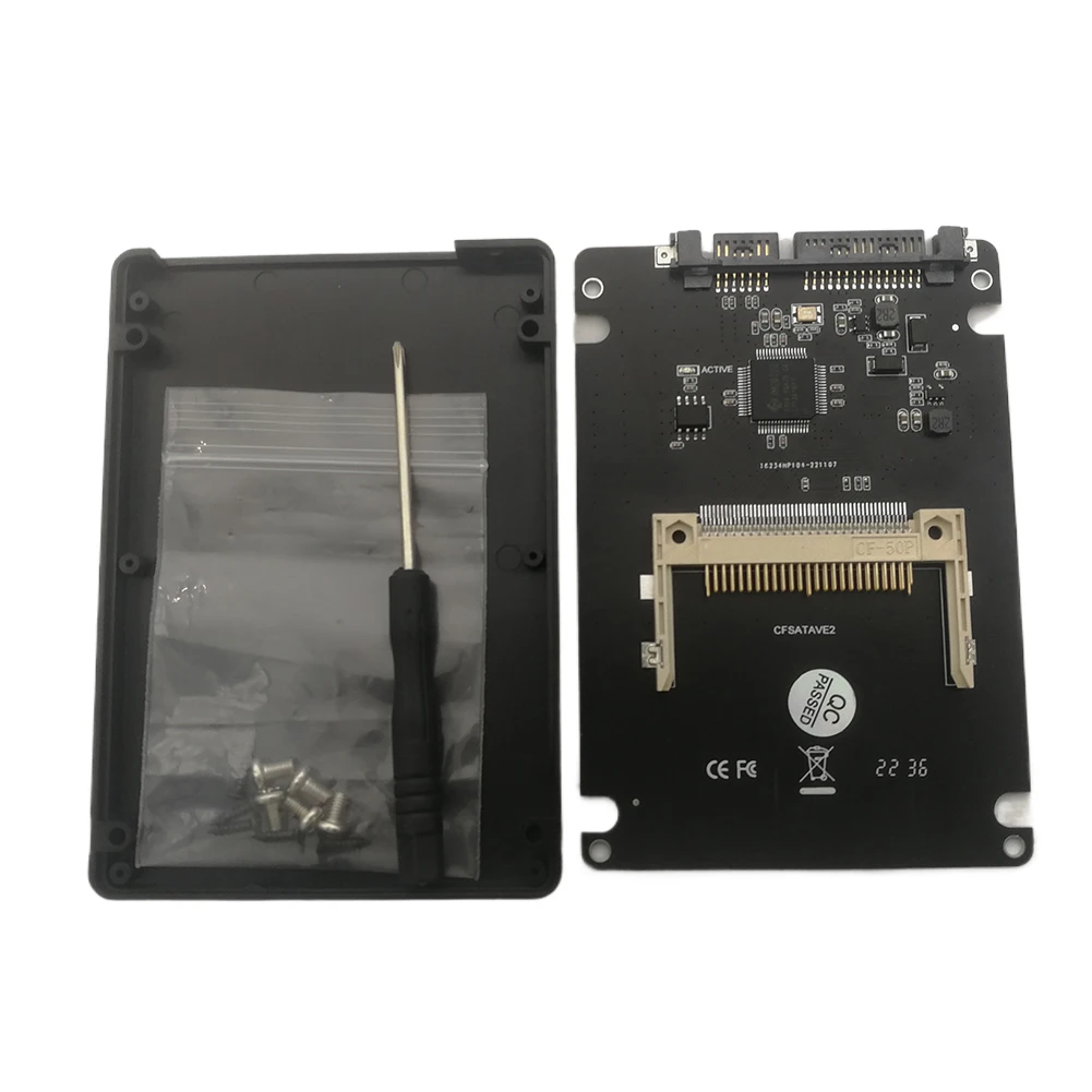 

Hard Disk Drive Card Adapter CF To 2.5/3.5inch SATA Adapter Card CF To 2.5/3.5inch SATA Adapter Converter for Desktop Laptop