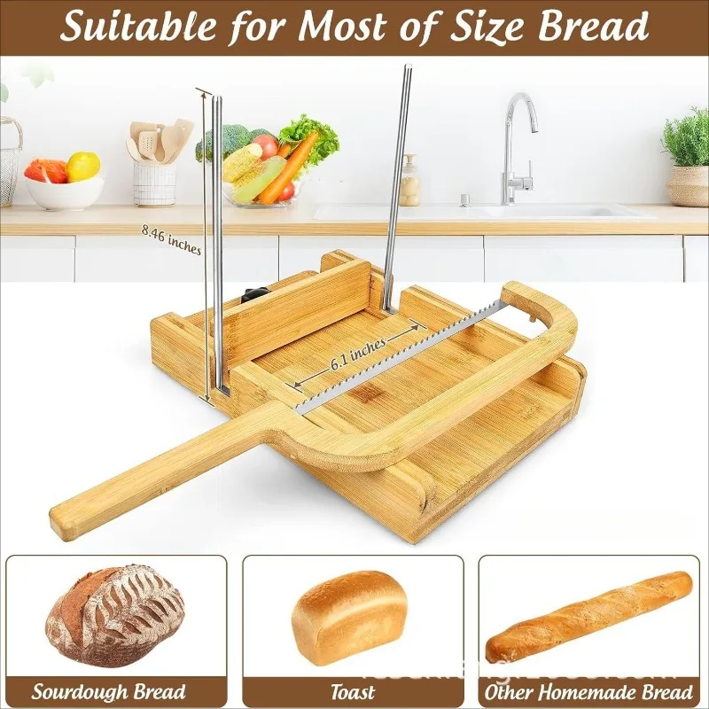

Household Bread Bakery Cutters Bakery Toast Splitting Tools Slag Tray