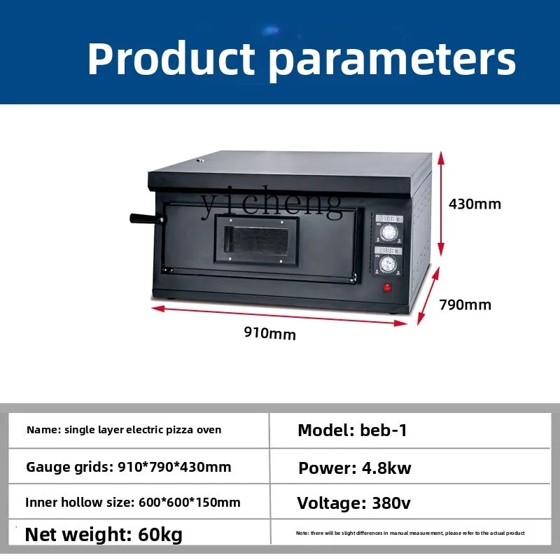 ZZ 商業単層および二層ピザオーブンケーキパンオーブンエッグタルトマシンピザオーブンベーキング